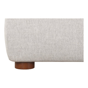 Moe's Home Luzon Bed With Tall Foam-padded Headboard - Soft Linen Blend Upholstery And Solid Pine Frame Grey Upholstery, 
80% Polyester,20% Linen,Solid Pine Frame Rn-1149-40-0