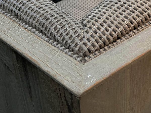 Lh Imports Raphael Sofa - Elevate Your Home Decor With Luxurious Comfort And Timeless Elegance Today! Light Grey White Pine,Polyester,Flax Fabric,Pu Foam Rns027