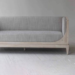 Lh Imports Raphael Sofa - Elevate Your Home Decor With Luxurious Comfort And Timeless Elegance Today! Light Grey White Pine,Polyester,Flax Fabric,Pu Foam Rns027