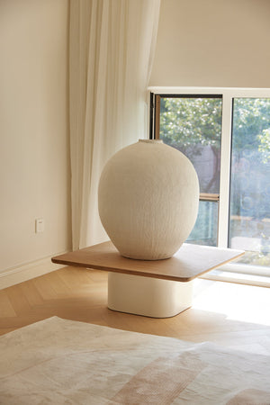 Lh Imports Sereno Coffee Table - Modern Oak Design With Rounded Edges For Stylish Living Room Nesting Solutions Brown,White Oak,Plywood Rns046