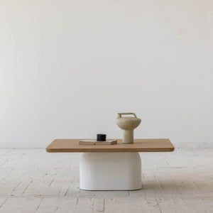 Lh Imports Sereno Coffee Table - Modern Oak Design With Rounded Edges For Stylish Living Room Nesting Solutions Brown,White Oak,Plywood Rns046