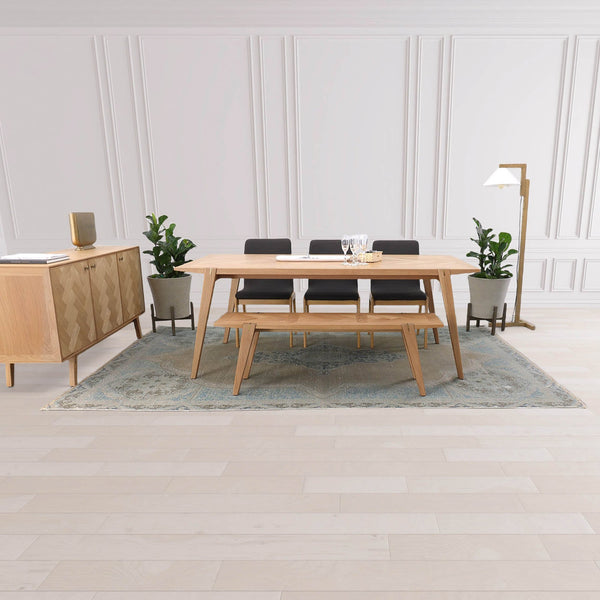 Lh Imports Letta Standing Lamp - Elegant Oak Base With Natural Finish And Classic Linen Shade For Home Decor Brown,White Oak,Linen Shade Rns062s