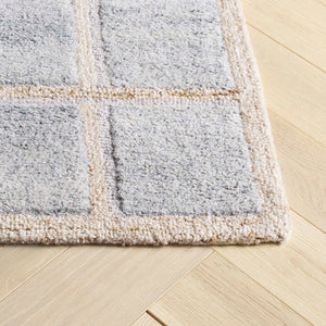 Safavieh Renewal Elegant Runner Rug - Hand-tufted Eco-friendly Design For Stylish Hallways & Entryways Beige ,Grey 90% Pet & 10% Cotton Rnw102b-5