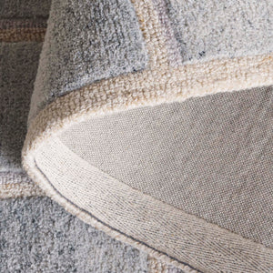 Safavieh Renewal Elegant Runner Rug - Hand-tufted Eco-friendly Design For Stylish Hallways & Entryways Beige ,Grey 90% Pet & 10% Cotton Rnw102b-5