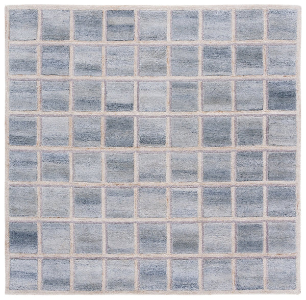 Safavieh Renewal Elegant Runner Rug - Hand-tufted Eco-friendly Design For Stylish Hallways & Entryways Beige ,Grey 90% Pet & 10% Cotton Rnw102b-6sq