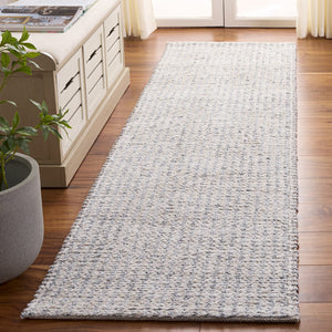 Safavieh Renewal Hand-Tufted Ivory Grey Area Rug — Low-Pile Coastal Elegance, Durable Soft Polyester Blend 3'-0" x 5'-0" RNW151F-3