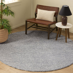 Safavieh Renewal Hand-Tufted Silver Ivory Area Rug – Luxe 3/8" Low Pile, Durable Polyester-Cotton Blend 8'-0" x 10'-0" RNW152G-8