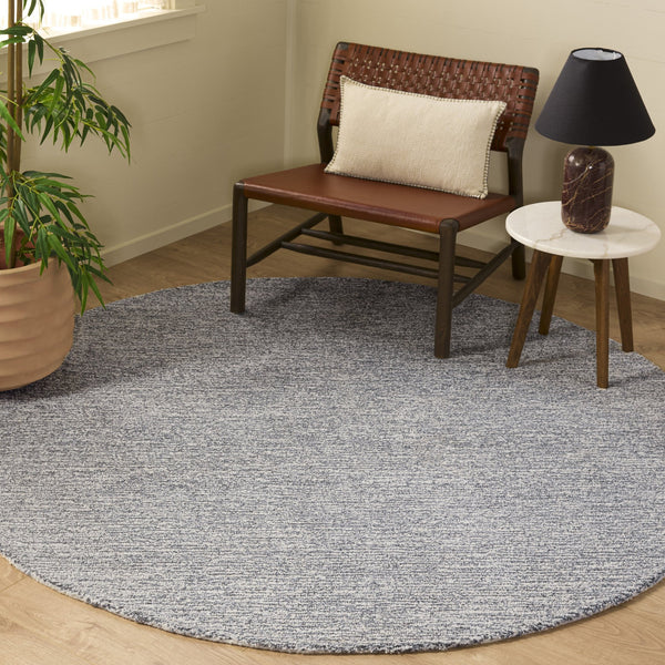 Safavieh Renewal Hand-Tufted Silver Ivory Area Rug — Plush Shag Pile, Soft Polyester-Cotton Blend, Modern Appeal 4'-0" x 6'-0" RNW152G-4