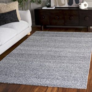 Safavieh Renewal Hand-Tufted Charcoal And Ivory Area Rug — Plush Low-Profile 3/8" Pile, Durable Soft Blend 3'-0" x 5'-0" RNW152H-3