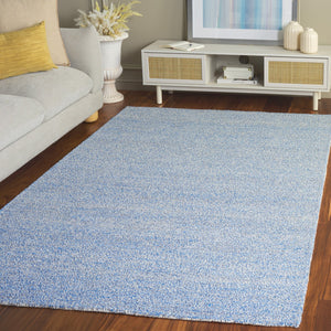 Safavieh Renewal Hand-Tufted Blue & Ivory Area Rug — Plush Low-Profile Comfort, Durable Artisanal Design 4'-0" x 6'-0" RNW152M-4