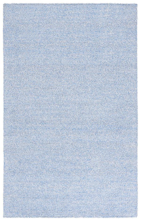 Safavieh Renewal Hand‑Tufted Blue Ivory Area Rug — Soft 80/20 Polyester‑Cotton Blend, Durable, Timeless Style 6'-0" x 6'-0" RNW152M-6SQ