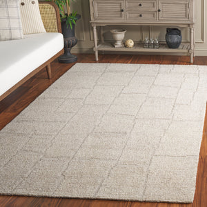 Safavieh Renewal Hand-tufted Area Rug - Luxurious Modern Design For Contemporary Interiors, Eco-friendly & Durable Beige 70% Pet Yarn,30% Wool Rnw201b-28