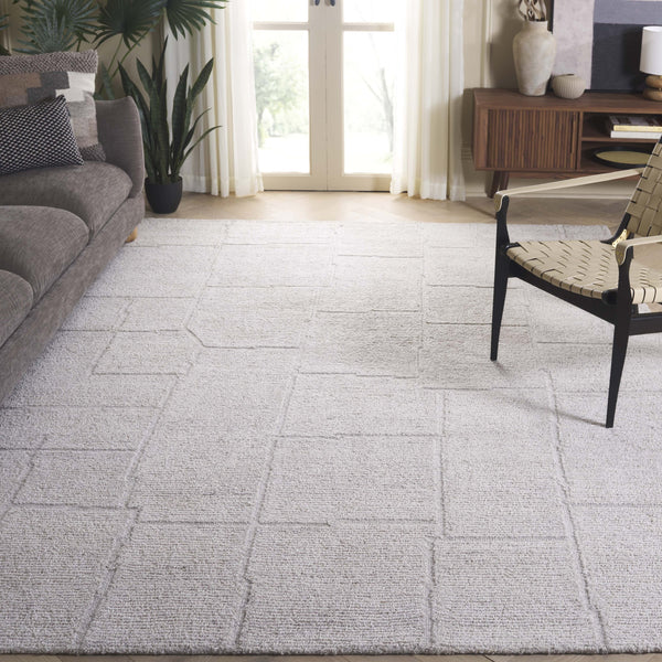 Safavieh Renewal Hand-tufted Area Rug - Luxurious Modern Design For Contemporary Interiors, Eco-friendly & Durable Beige 70% Pet Yarn,30% Wool Rnw201b-28