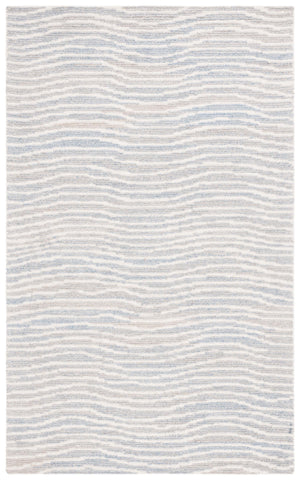 Safavieh Renewal Hand-tufted Area Rug In Soothing Colors For Modern Homes – Elegant Centerpiece For Any Room Light Blue ,Ivory 60% Pet Yarn,30% Wool,10% Cotton Rnw203l-3