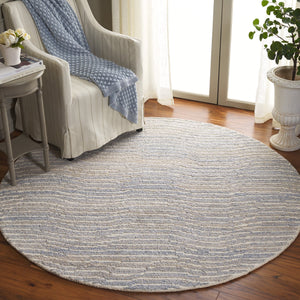 Safavieh Renewal Hand-tufted Area Rug In Soothing Colors For Modern Homes – Elegant Centerpiece For Any Room Light Blue ,Ivory 60% Pet Yarn,30% Wool,10% Cotton Rnw203l-3