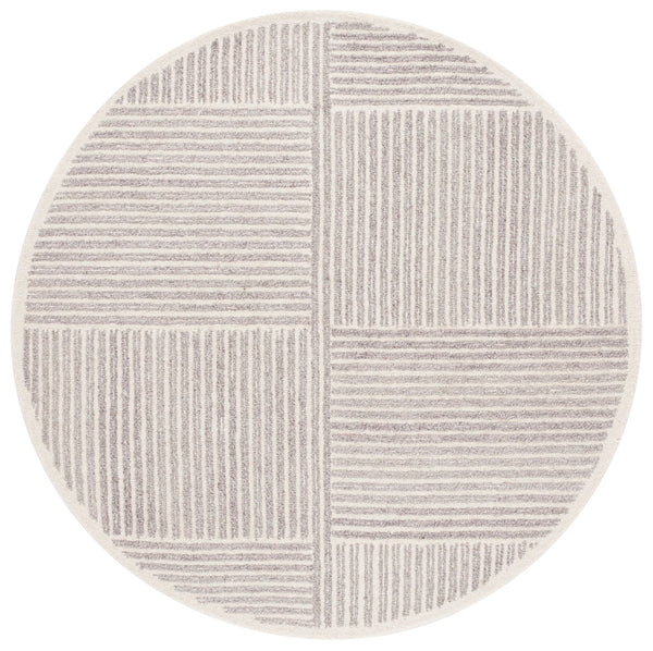 Safavieh Renewal Modern Hand-tufted Area Rug - Elegant Geometric Design For Stylish Home Décor Solutions Grey ,Ivory 60% Pet Yarn,30% Wool,10% Cotton Rnw208f-28
