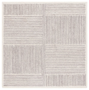 Safavieh Renewal Modern Hand-tufted Area Rug - Elegant Geometric Design For Stylish Home Décor Solutions Grey ,Ivory 60% Pet Yarn,30% Wool,10% Cotton Rnw208f-28