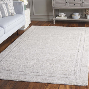 Safavieh Renewal Elegant Handwoven Area Rug - Timeless Comfort & Style For Any Home Decor Space Light Beige Wool,Polyester,& Cotton Rnw211b-6sq