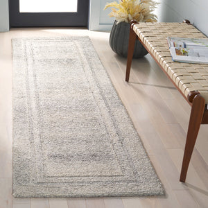 Safavieh Renewal Elegant Handwoven Area Rug - Timeless Comfort & Style For Any Home Decor Space Silver ,Grey Wool,Polyester,& Cotton Rnw211f-6