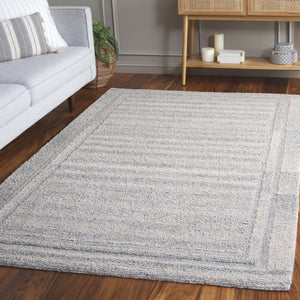 Safavieh Renewal Elegant Handwoven Area Rug - Timeless Comfort & Style For Any Home Decor Space Silver ,Grey Wool,Polyester,& Cotton Rnw211f-6