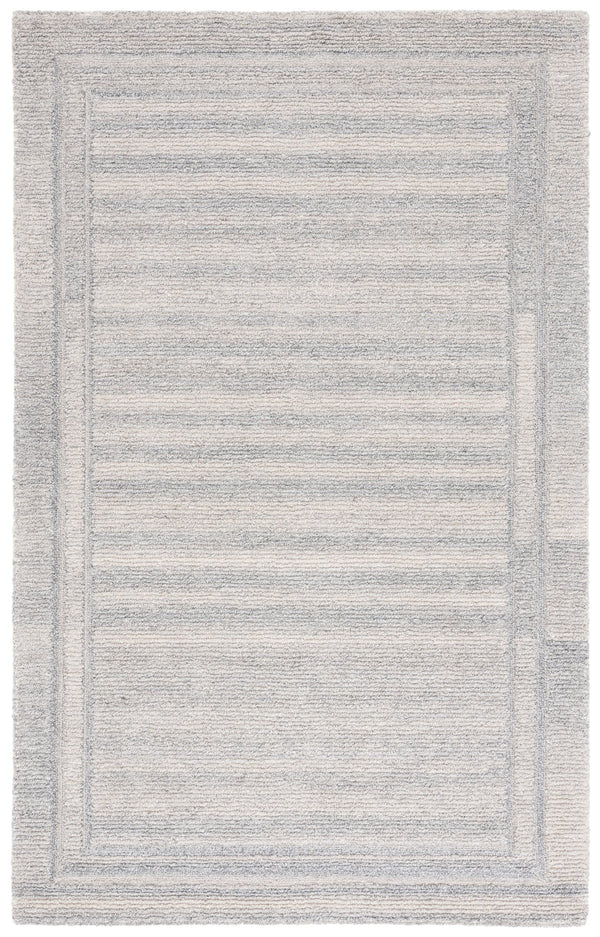 Safavieh Renewal Elegant Handwoven Area Rug - Timeless Comfort & Style For Any Home Decor Space Silver ,Grey Wool,Polyester,& Cotton Rnw211f-6