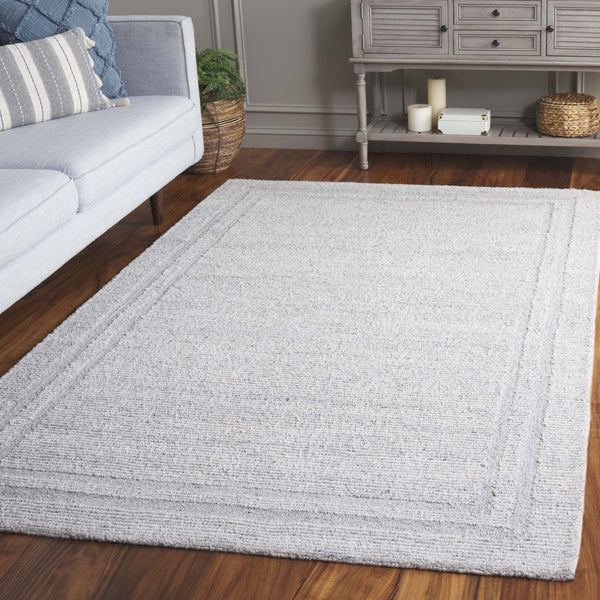Safavieh Renewal Elegant Handwoven Area Rug - Timeless Comfort & Style For Any Home Decor Space Silver Wool,Polyester,& Cotton Rnw211g-28