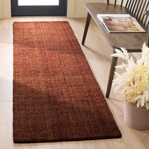 Safavieh Renewal Hand-Tufted Round Rust Rug — Soft Polyester Pile, Minimalist Solid Design, Artisanal Texture 6'-0" x 6'-0" RNW251P-6R