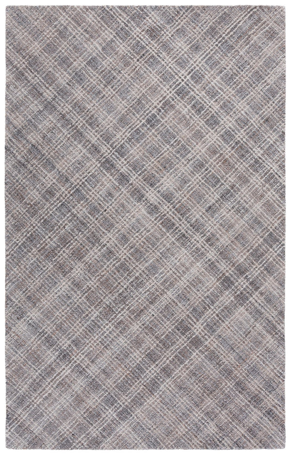 Safavieh Renewal Hand-Tufted Grey Area Rug — Soft Low-Profile Polyester Pile, Minimalist Modern Elegance 5'-0" x 8'-0" RNW252F-5