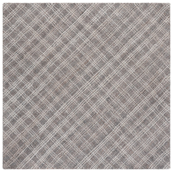 Safavieh Renewal Hand-Tufted Grey Area Rug — Soft Low-Profile Polyester Pile, Minimalist Modern Elegance 5'-0" x 8'-0" RNW252F-5