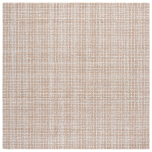 Safavieh Renewal Hand‑Tufted Round Beige Rug, Soft Polyester Pile, Low Profile 5/8" For Modern Living Spaces 6'-0" x 6'-0" RNW253B-6R
