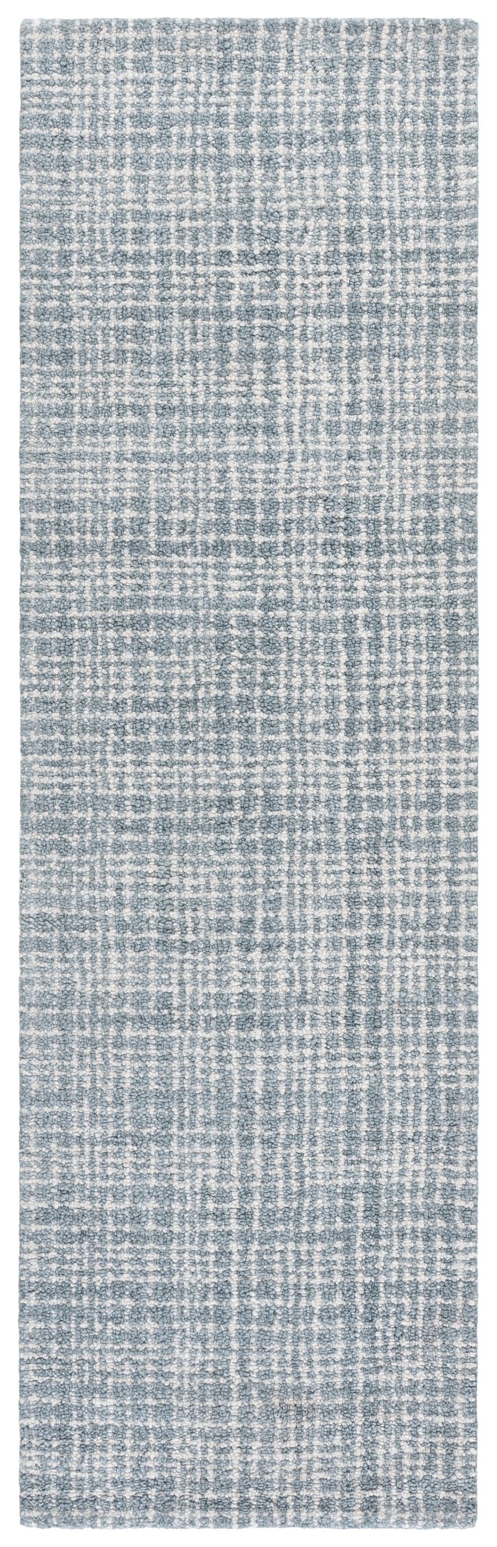 Safavieh Renewal Hand-Tufted Blue And Ivory Area Rug — Low-Profile Polyester Pile, Durable Contemporary Charm 6'-0" x 6'-0" RNW253M-6SQ