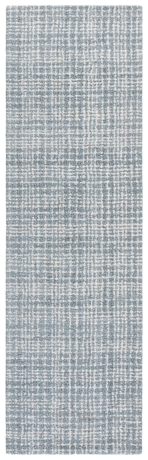 Safavieh Renewal Hand-Tufted Blue And Ivory Area Rug — Low-Profile Polyester Pile, Durable Contemporary Charm 6'-0" x 6'-0" RNW253M-6SQ