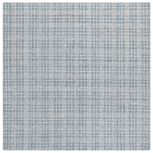 Safavieh Renewal Hand-Tufted Blue And Ivory Area Rug — Low-Profile Polyester Pile, Durable Contemporary Charm 6'-0" x 6'-0" RNW253M-6SQ