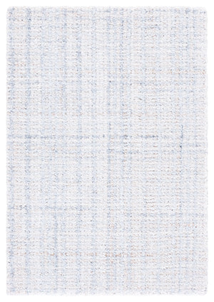 Safavieh Renewal Hand-Tufted Round Area Rug In Soft Grey And Ivory — Plush Polyester Pile, Modern Calm (72") 6'-0" x 6'-0" RNW254F-6R