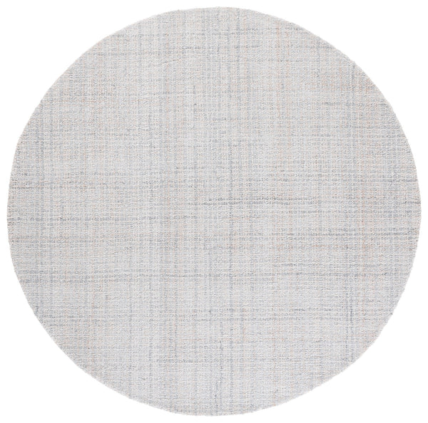 Safavieh Renewal Hand-Tufted Grey Ivory Area Rug — Low-Profile 5/8" Pile, Soft Polyester, Modern Minimalist Elegance 6'-0" x 9'-0" RNW254F-6