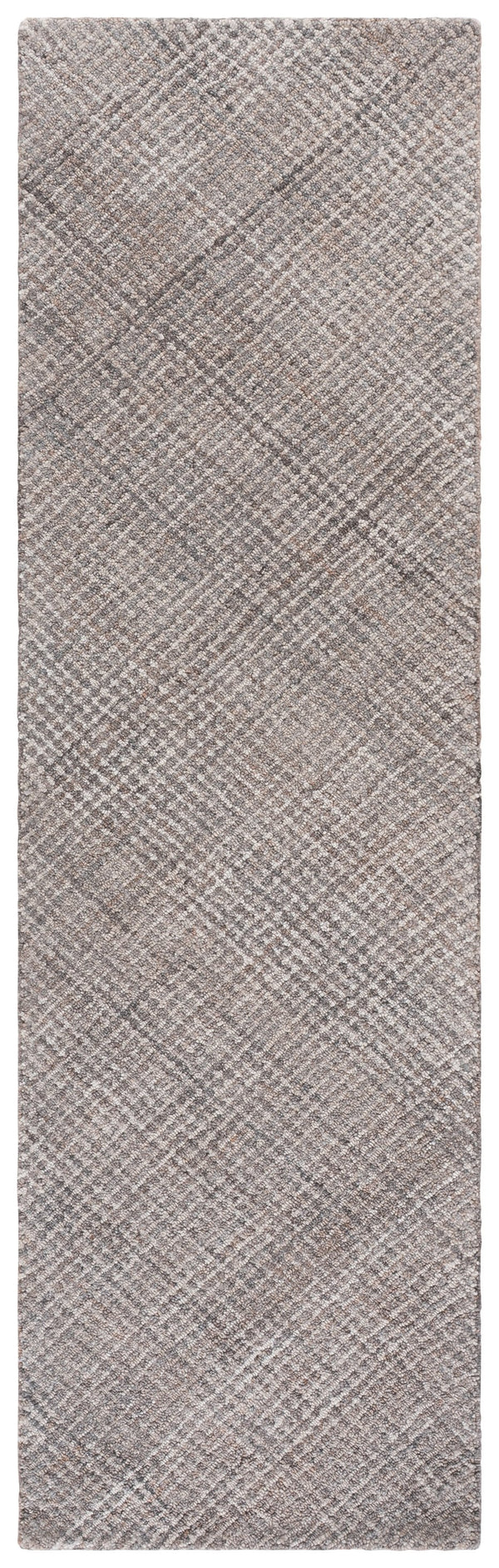 Safavieh Renewal Grey Hand‑Tufted Square Rug — Minimalist Polyester Pile, Low Profile Comfort & Durable Craftsmanship 6'-0" x 6'-0" RNW256F-6SQ
