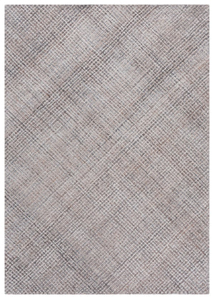 Safavieh Renewal Hand-Tufted Grey Area Rug — Low Profile Polyester Pile, Modern Calm Style For Living Rooms 4'-0" x 6'-0" RNW256F-4