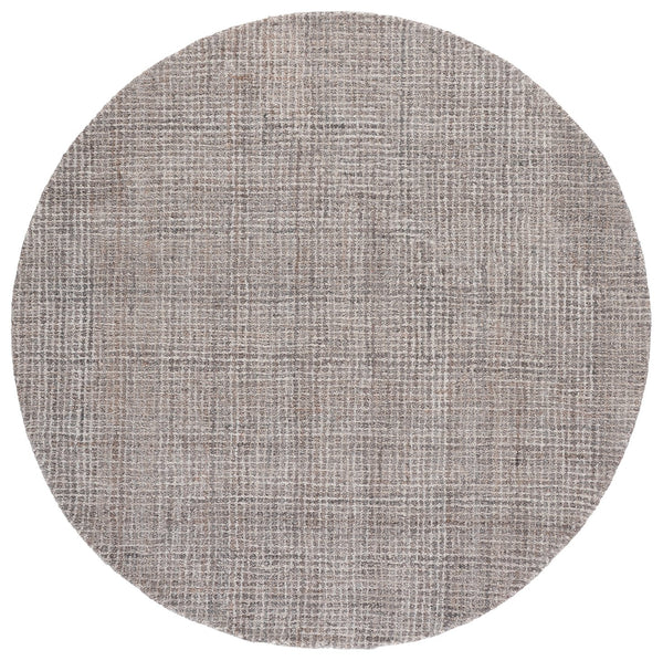 Safavieh Renewal Grey Hand‑Tufted Square Rug — Minimalist Polyester Pile, Low Profile Comfort & Durable Craftsmanship 6'-0" x 6'-0" RNW256F-6SQ