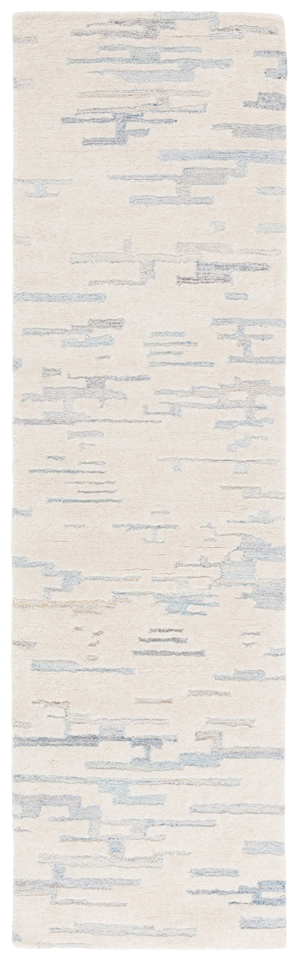 Safavieh Renewal Hand-tufted Area Rug - Elegant Abstract Design In Tranquil Hues For Luxurious Home Decor Ivory ,Light Blue 60% Wool,20% Pet,20% Cotton Rnw301a-4