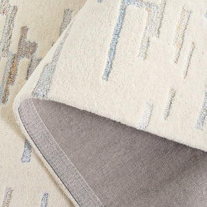 Safavieh Renewal Hand-tufted Area Rug - Elegant Abstract Design In Tranquil Hues For Luxurious Home Decor Ivory ,Light Blue 60% Wool,20% Pet,20% Cotton Rnw301a-4