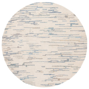 Safavieh Renewal Hand-tufted Area Rug - Elegant Abstract Design In Tranquil Hues For Luxurious Home Decor Ivory ,Light Blue 60% Wool,20% Pet,20% Cotton Rnw301a-4