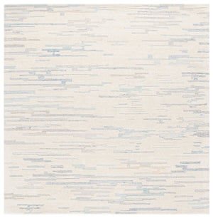 Safavieh Renewal Hand-tufted Area Rug - Elegant Abstract Design In Tranquil Hues For Luxurious Home Decor Ivory ,Light Blue 60% Wool,20% Pet,20% Cotton Rnw301a-4