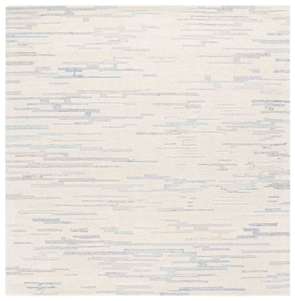 Safavieh Renewal Hand-tufted Area Rug - Elegant Abstract Design In Tranquil Hues For Luxurious Home Decor Ivory ,Light Blue 60% Wool,20% Pet,20% Cotton Rnw301a-4