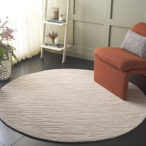 Safavieh Renewal Hand-tufted Area Rug - Elegant Abstract Design In Tranquil Hues For Luxurious Home Decor Ivory 60% Wool,20% Pet,20% Cotton Rnw301b-3