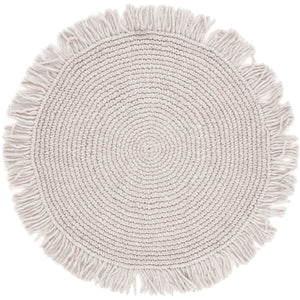 Safavieh Renewal 401 Hand Woven Braided Rug Light Beige 6' x 6' Round