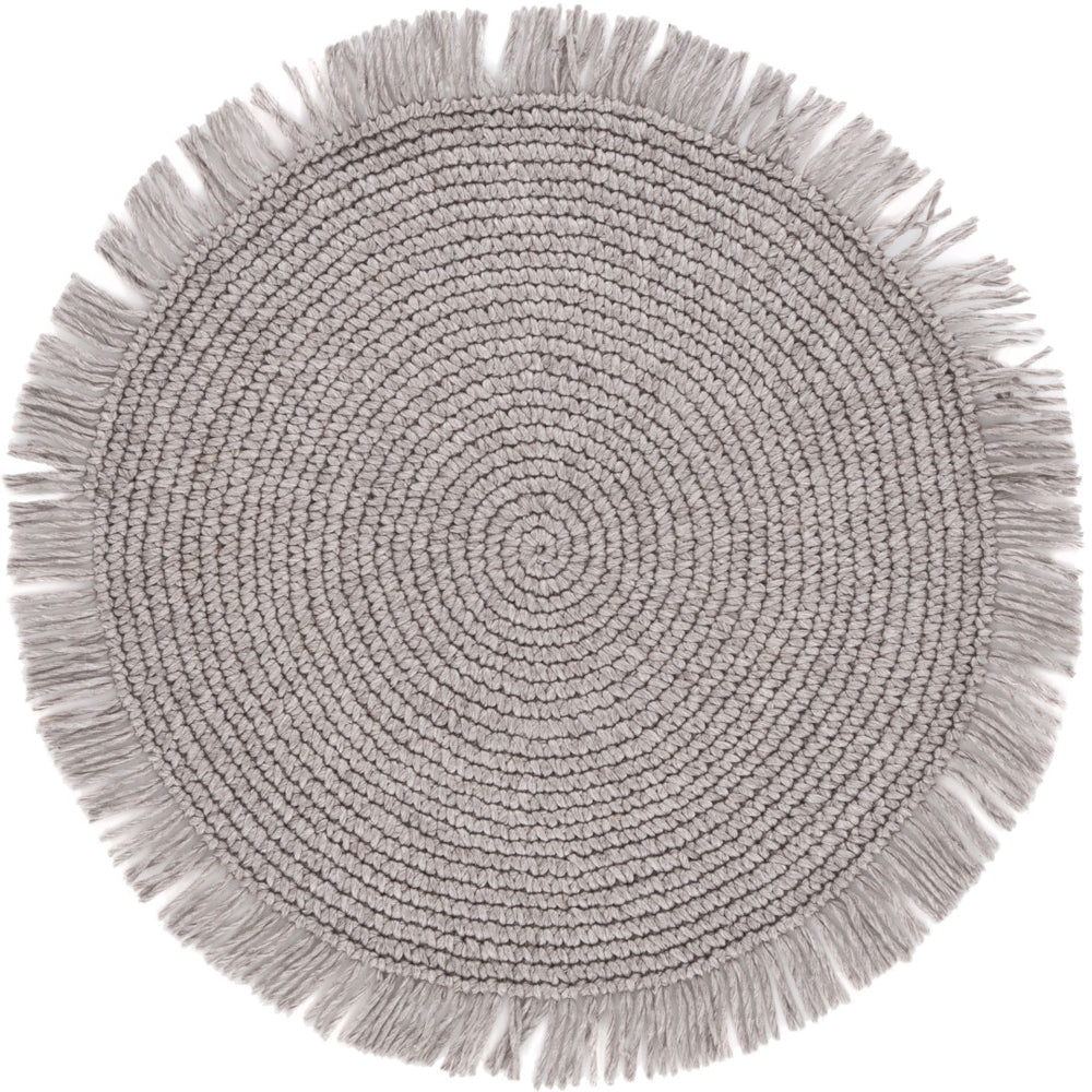 Safavieh Renewal 401 Hand Woven Braided Rug Light Beige 6' x 6' Round