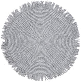 Safavieh Renewal 401 Hand Woven Braided Rug Grey 6' x 6' Round