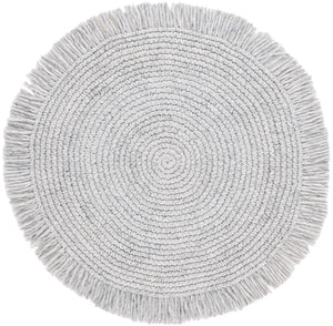 Safavieh Renewal 401 RNW401 Hand Woven Braided Rug Light Grey RNW401G-3R