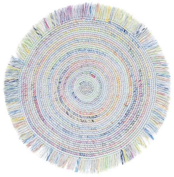 Safavieh Renewal Handwoven Area Rug In Elegant Ivory And Grey - Durable, Cozy, And Stylish For Any Space Green ,Yellow Pet Yarn Rnw402y-5r