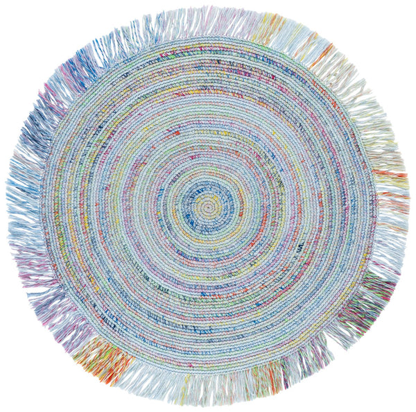 Safavieh Renewal Handwoven Area Rug In Elegant Ivory And Grey - Durable, Cozy, And Stylish For Any Space Green ,Yellow Pet Yarn Rnw402y-5r